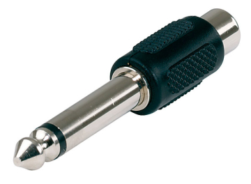 Alpha Audio Adapter RCA(f)/TS(m) переходник тюльпан - моноджек 6.3 мм - Alpha Audio Adapter RCA(f)/TS(m) переходник тюльпан - моноджек 6.3 мм