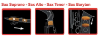 SAXMUTE комплект демпферов для альт-саксофона