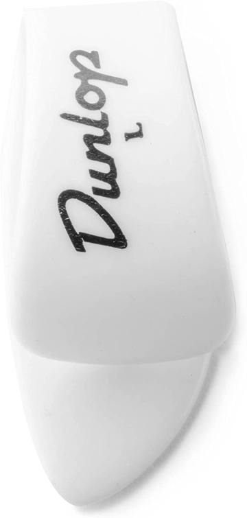 DUNLOP 9003P Thumbpicks White Plastic Large - DUNLOP 9003P Thumbpicks White Plastic Large