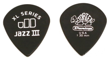 Dunlop 498P1.35 Tortex Jazz III XL - Dunlop 498P1.35 Tortex Jazz III XL
