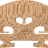 Teller Standard Violin Bridge Model №9 1/16 - Teller Standard Violin Bridge Model №9 1/16
