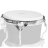 LATIN PERCUSSION HOOPED BONGO VINTAGE TRADITIONAL TYPE 1 V271B - LATIN PERCUSSION HOOPED BONGO VINTAGE TRADITIONAL TYPE 1 V271B