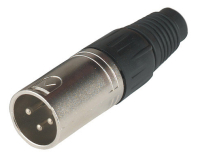 Alpha Audio Plug XLR(m) разъем микрофонный c пластиковой втулкой