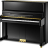SCHULZE POLLMANN SU 132R Black Gloss + Renner® Hammers and Renner®Action (Made in Germany) with Sostenuto Pedal - SCHULZE POLLMANN SU 132R Black Gloss + Renner® Hammers and Renner®Action (Made in Germany) with Sostenuto Pedal