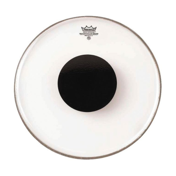 Remo CS-0313-10 Controlled Sound Clear Black Dot On Top 13'' - Remo CS-0313-10 Controlled Sound Clear Black Dot On Top 13''