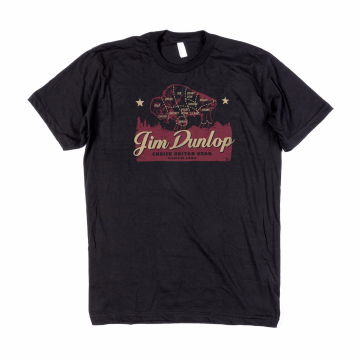 Dunlop DSD07-MTS-L Jim Dunlop Americana Men's T-Shirt Large - Dunlop DSD07-MTS-L Jim Dunlop Americana Men's T-Shirt Large