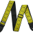 Dunlop D67-02YE Jacquard Fillmore Yellow - Dunlop D67-02YE Jacquard Fillmore Yellow