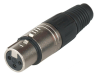 Alpha Audio Plug XLR(f) разъем микрофонный c пластиковой втулкой