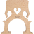 DESPIAU Cello bridge Superieur 3/4 - DESPIAU Cello bridge Superieur 3/4