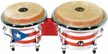 Latin Percussion LPM199-PR Mini Tunable Bongos - Latin Percussion LPM199-PR Mini Tunable Bongos
