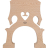 DESPIAU Double bass bridge Superieur 4/4 - DESPIAU Double bass bridge Superieur 4/4