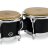 Latin Percussion LP200XF-BK Fiberglass Bongos - Latin Percussion LP200XF-BK Fiberglass Bongos
