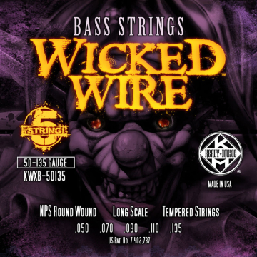 Kerly KXWB-50135 Wicked Wire Nickel Tempered 5 Strings - Kerly KXWB-50135 Wicked Wire Nickel Tempered 5 Strings