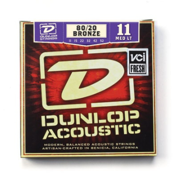 Dunlop DAB 80/20 Bronze Medium Light 11-52 - Dunlop DAB 80/20 Bronze Medium Light 11-52