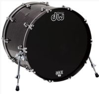 DRUM WORKSHOP BASS DRUM PERFORMANCE LACQUER 20x16" Ebony Stain
