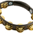 Latin Percussion LP 170 Cyclops Brass Jingles Tambourine Black - Latin Percussion LP 170 Cyclops Brass Jingles Tambourine Black