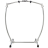 GIBRALTAR GIBRALTAR SPECIAL STANDS CHROME SERIES CURVED GONG STAND GCSCG-L - GIBRALTAR GIBRALTAR SPECIAL STANDS CHROME SERIES CURVED GONG STAND GCSCG-L
