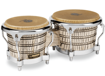 Latin Percussion LP793X-C Galaxy Giovanni Bongos Natural/Chrome - Latin Percussion LP793X-C Galaxy Giovanni Bongos Natural/Chrome