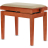 GEWA Piano Bench Deluxe Cherry Matt Biege Seat - GEWA Piano Bench Deluxe Cherry Matt Biege Seat