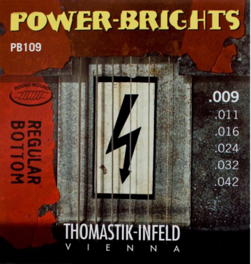 Thomastik PB109 Power-Brights Regular Bottom - Thomastik PB109 Power-Brights Regular Bottom