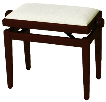 GEWA FX Piano Bench Cherry Tree Matt Beige Seat - GEWA FX Piano Bench Cherry Tree Matt Beige Seat
