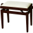 GEWA FX Piano Bench Cherry Tree Matt Beige Seat - GEWA FX Piano Bench Cherry Tree Matt Beige Seat