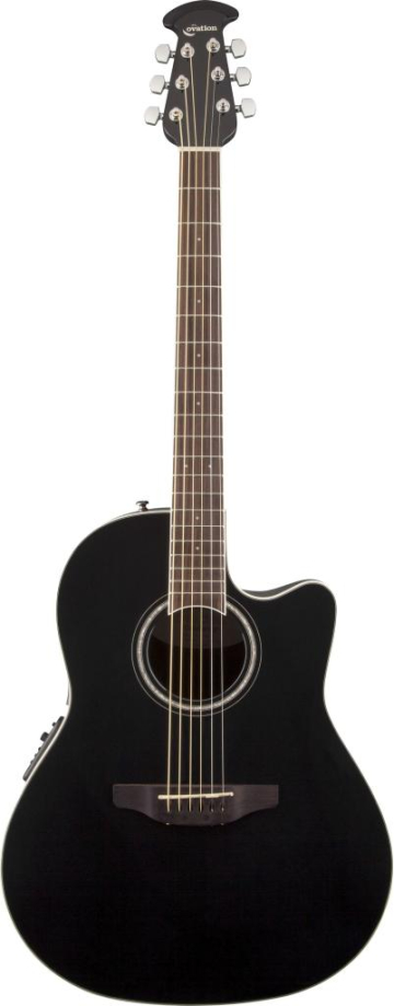 Ovation CS24-5 Celebrity Standard Mid Cutaway Black - Ovation CS24-5 Celebrity Standard Mid Cutaway Black