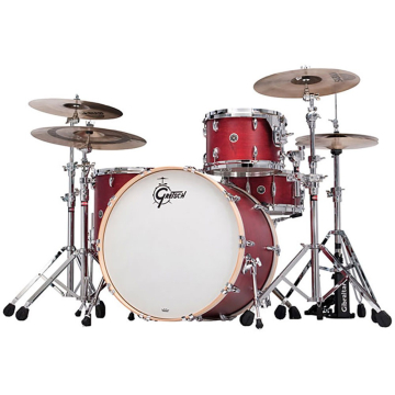 Gretsch kesselsatz USA brooklyn GB-R443 Satin Cherry Red - Gretsch kesselsatz USA brooklyn GB-R443 Satin Cherry Red