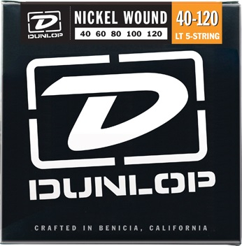 Dunlop DBN Nickel Plated Steel Bass Light 5 40-120 - Dunlop DBN Nickel Plated Steel Bass Light 5 40-120