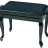 GEWA Piano Bench Deluxe Classic Black High Gloss - GEWA Piano Bench Deluxe Classic Black High Gloss