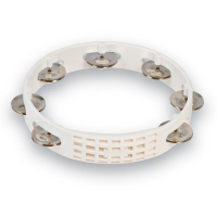 Latin Percussion LPA182 Aspire 8” Plastic Tambourine White