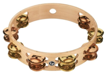 LATIN PERCUSSION TAMBOURINE PRO 10 IN DOUBLE ROW LP380B-BB - LATIN PERCUSSION TAMBOURINE PRO 10 IN DOUBLE ROW LP380B-BB