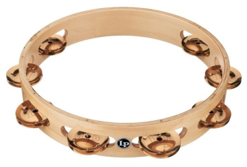 LATIN PERCUSSION TAMBOURINE 10" LP380A-BZ - LATIN PERCUSSION TAMBOURINE 10" LP380A-BZ