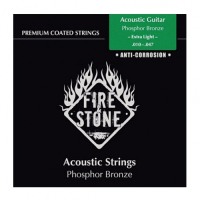 Fire&Stone Acoustic Guitar Phosphor Bronze 12-string Extra Light 10-50 Coated