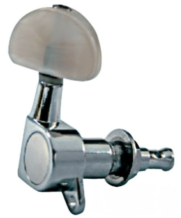 Fire&Stone Machineheads Chrome-plated Large Grover perloid - Fire&Stone Machineheads Chrome-plated Large Grover perloid