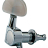 Fire&Stone Machineheads Chrome-plated Large Grover perloid - Fire&Stone Machineheads Chrome-plated Large Grover perloid