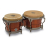 Latin Percussion LP201AX-D Durian Classic Series Bongos - Latin Percussion LP201AX-D Durian Classic Series Bongos