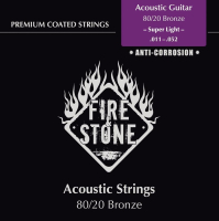 Fire&Stone Acoustic Guitar 80/20 Bronze Super Light 11-52 Coated