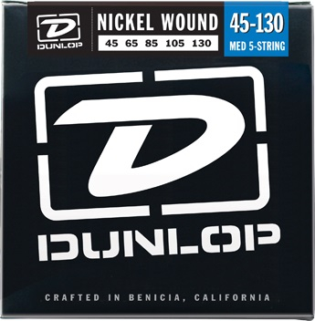 Dunlop DBN Nickel Plated Steel Bass Medium 5-130 45-130 - Dunlop DBN Nickel Plated Steel Bass Medium 5-130 45-130