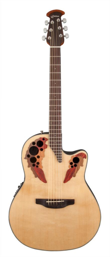 Ovation CE44-4 Celebrity Elite Mid Cutaway Natural - Ovation CE44-4 Celebrity Elite Mid Cutaway Natural