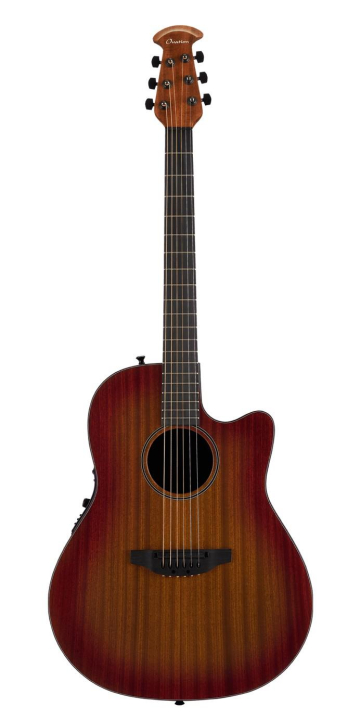 OVATION 2771STR-MB Main Street Balladeer Mahogany Satin Burst - OVATION 2771STR-MB Main Street Balladeer Mahogany Satin Burst