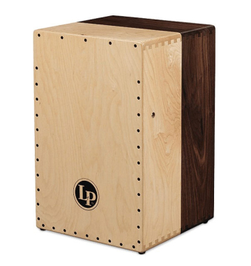 Latin Percussion LP1422 Americana Solid Walnut/Maple 2-Voice Cajon - Latin Percussion LP1422 Americana Solid Walnut/Maple 2-Voice Cajon