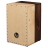 Latin Percussion LP1422 Americana Solid Walnut/Maple 2-Voice Cajon - Latin Percussion LP1422 Americana Solid Walnut/Maple 2-Voice Cajon