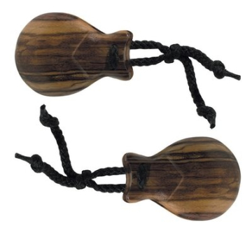 GEWA Castanets Indian Rosewood - GEWA Castanets Indian Rosewood