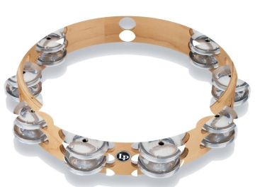 LATIN PERCUSSION TAMBOURINE PRO 10 IN DOUBLE ROW LP380B-AL - LATIN PERCUSSION TAMBOURINE PRO 10 IN DOUBLE ROW LP380B-AL