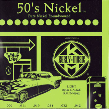 Kerly KMPN-0942 50's Pure Nickle Roundwound - Kerly KMPN-0942 50's Pure Nickle Roundwound