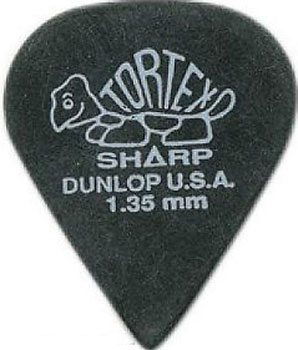 Dunlop 412P1.35 Tortex Sharp - Dunlop 412P1.35 Tortex Sharp