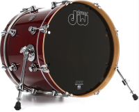 DRUM WORKSHOP BASS DRUM PERFORMANCE LACQUER 24x18" Cherry Stain