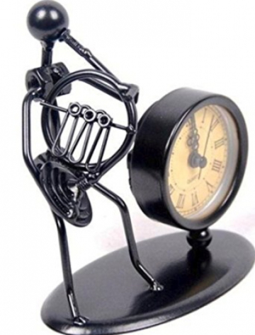 GEWA Sculpture Clock French Horn - GEWA Sculpture Clock French Horn