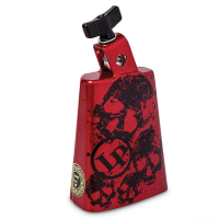 Latin Percussion LP204C-SR Collect-A-Bell Black Beauty Red Skull